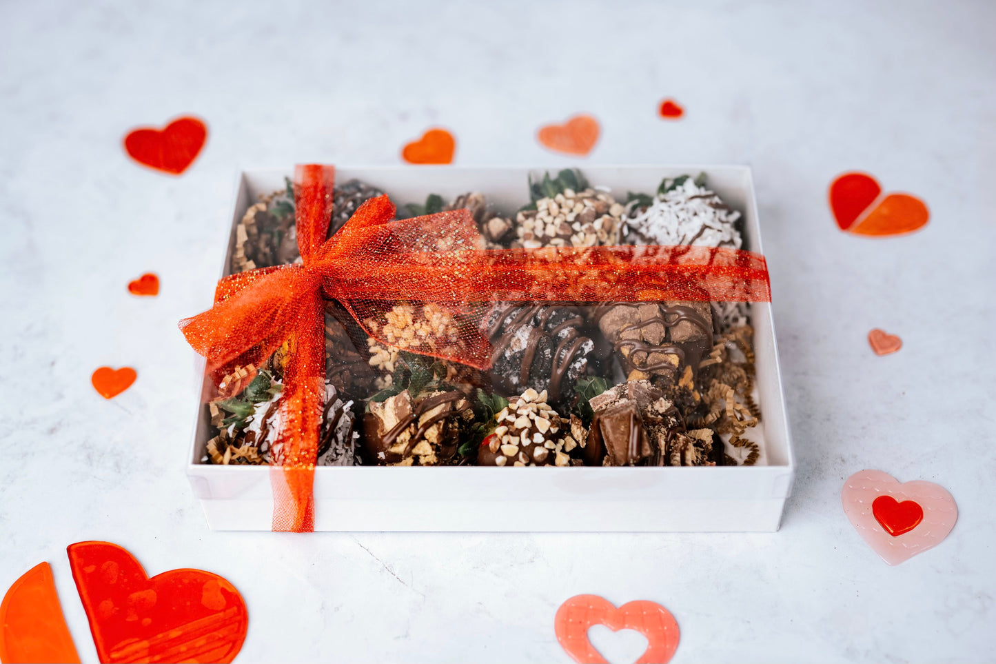 Gourmet chocolate covered strawberries collection