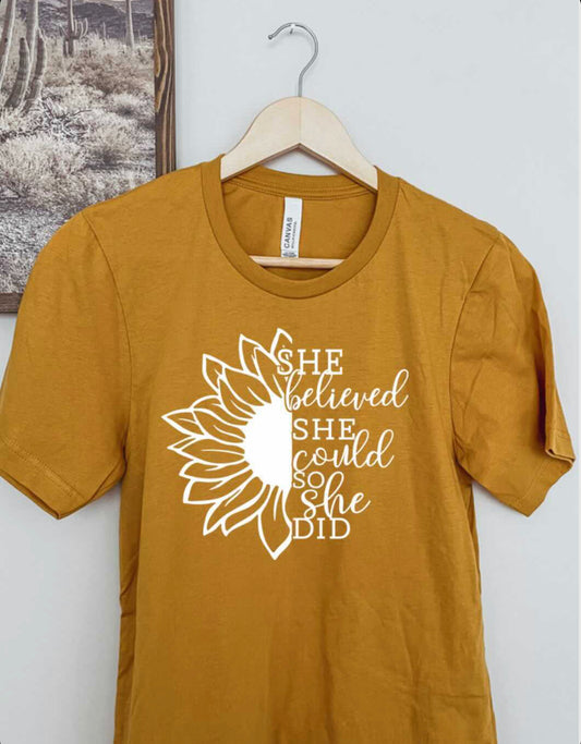 She Believed T-Shirt