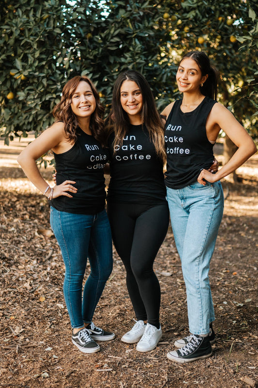 Run, Cake, and Coffee Shirt