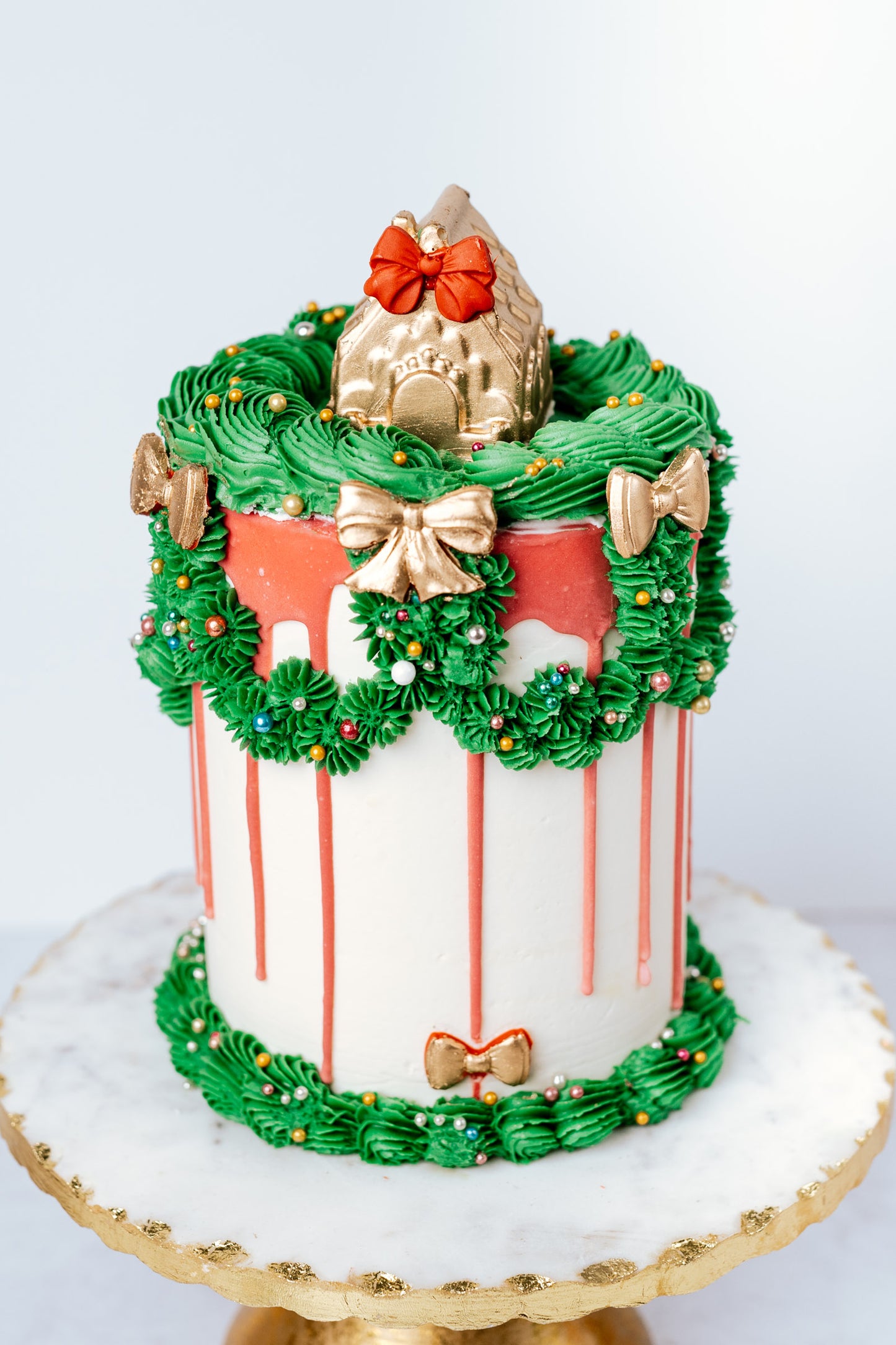 Christmas Wreath Cake