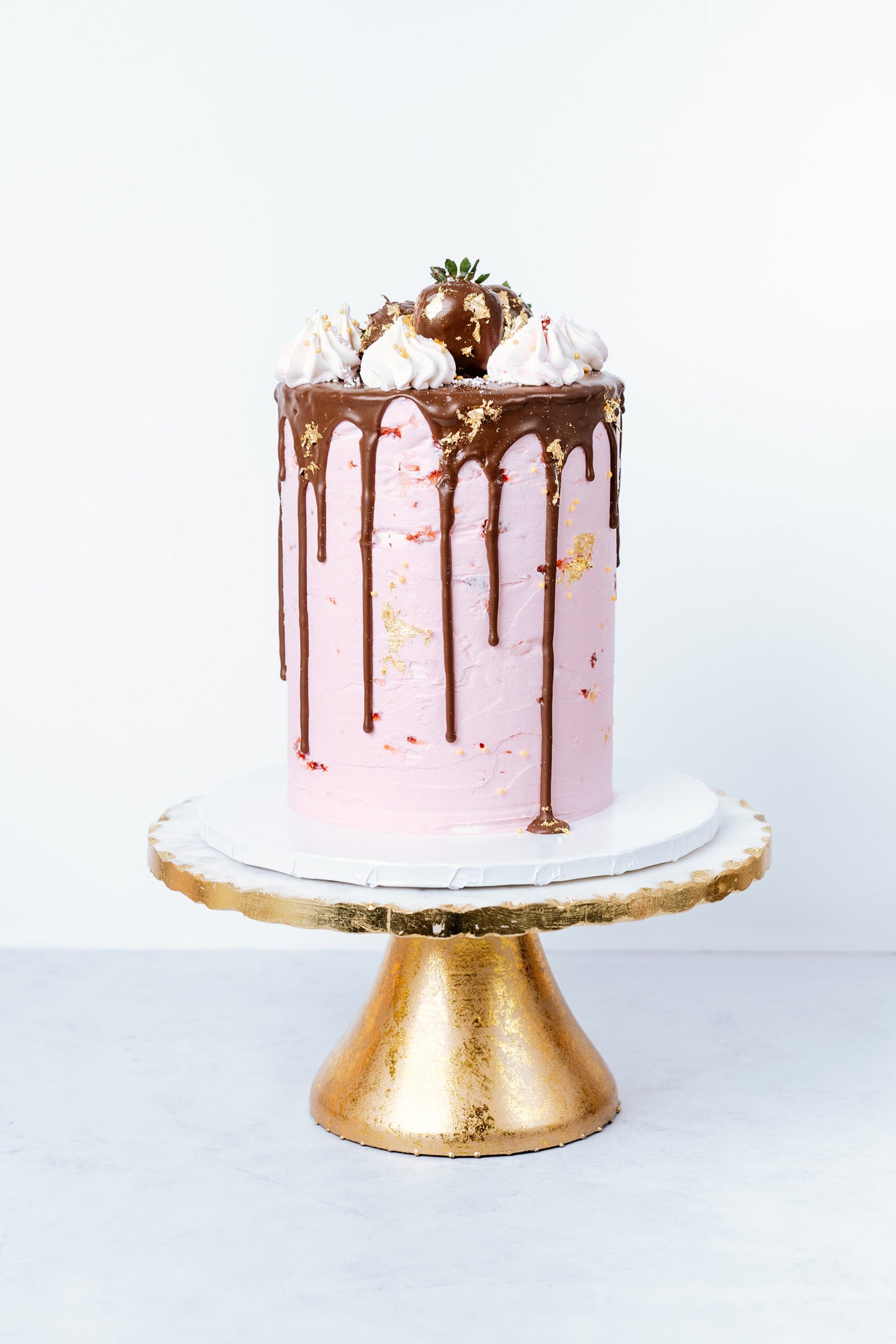 Chocolate Covered Strawberry Cake