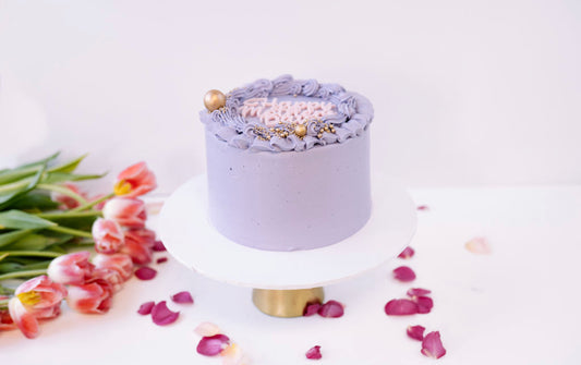 Mini lavender cake