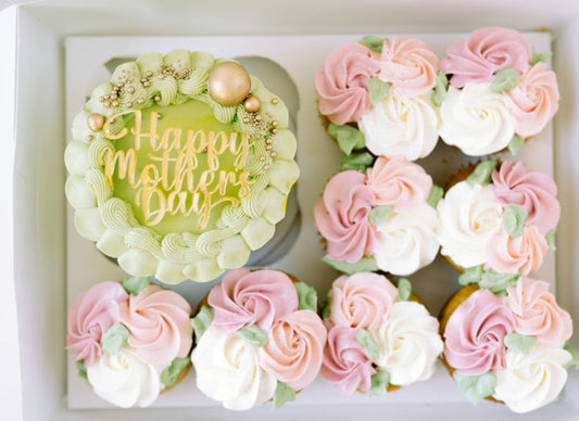 Mini cake + cupcake box