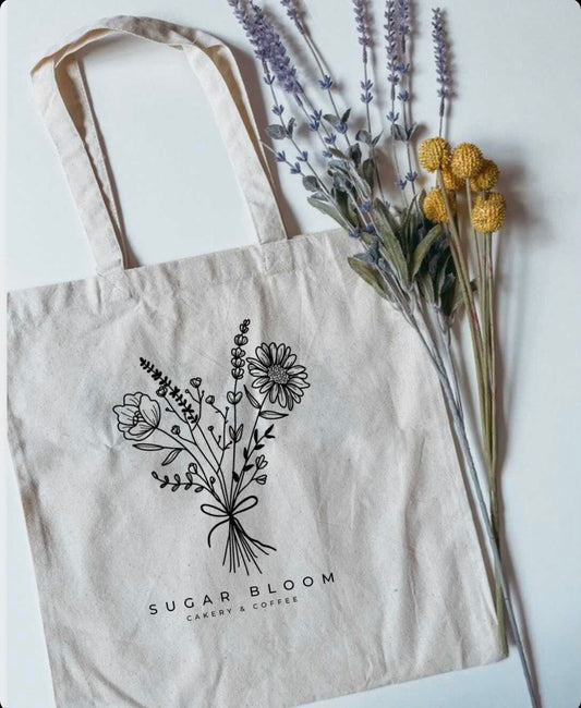 Sugar Bloom Tote Bag