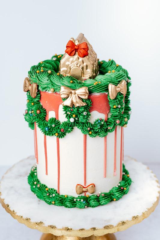 Christmas Wreath Cake
